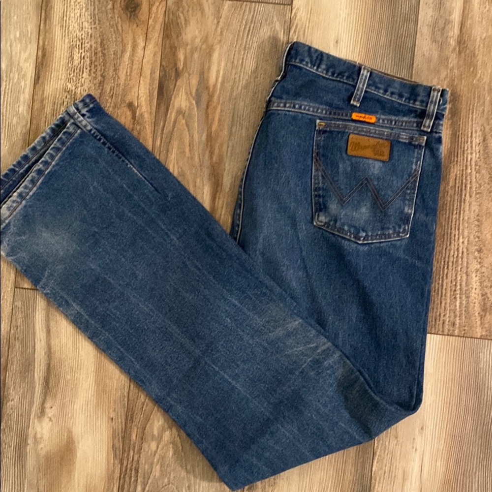 Wrangler FR 13MMS Men's Blue Jeans